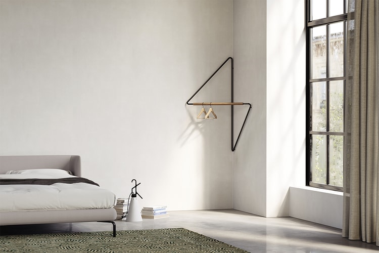 Meet Ugao - the Minimalist Clothing Rack Made for Corners