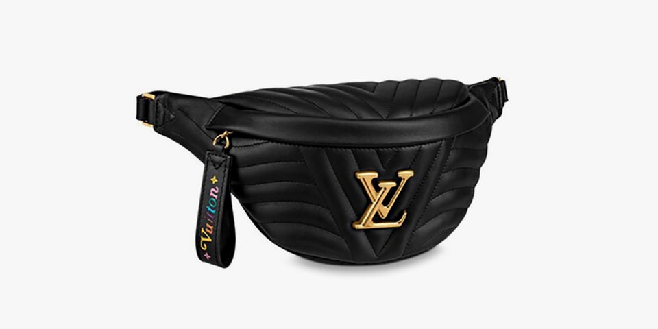 Louis Vuitton Black Leather New Wave Bumbag – STYLISHTOP