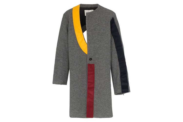 A-COLD-WALL* Drops Mondrian-Inspired Contrast Panel Wool Coat