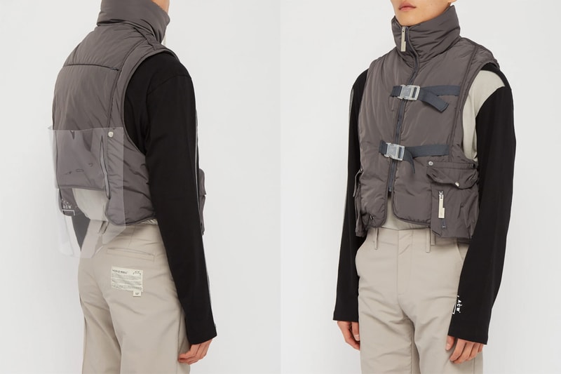 A-COLD-WALL* Hooded Technical Padded Gilet Release Info drop price stockist MATCHESFASHION.COM Samuel Ross 