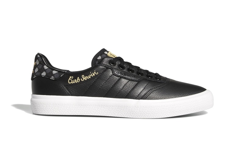 adidas 3MC x Truth Never Told LA Skateboarding Chain Stitching Company Skate Shoe Sneaker Release Information Drop Date May 8 adidas.com Canvas Leather Blue Black Gold Embroidered Collaboration 