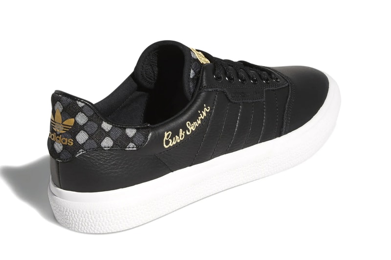 adidas 3MC x Truth Never Told LA Skateboarding Chain Stitching Company Skate Shoe Sneaker Release Information Drop Date May 8 adidas.com Canvas Leather Blue Black Gold Embroidered Collaboration 