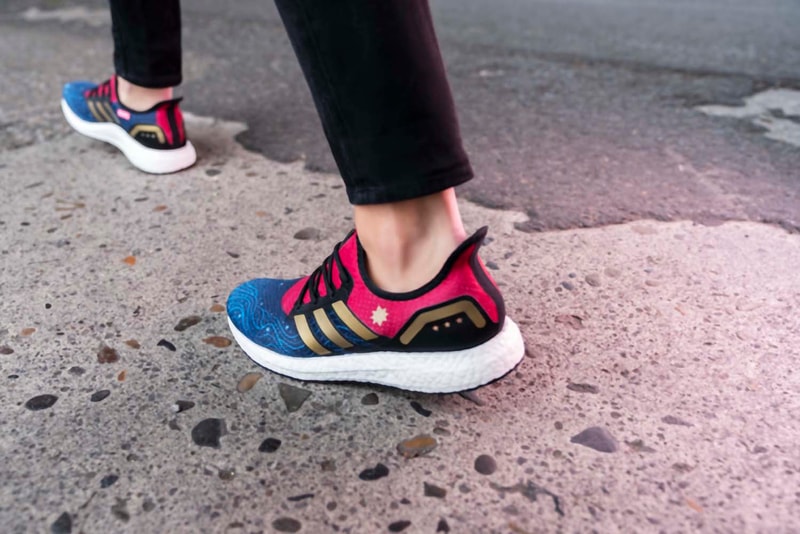 Captain Marvel & Thanos adidas AM4 for Footlocker