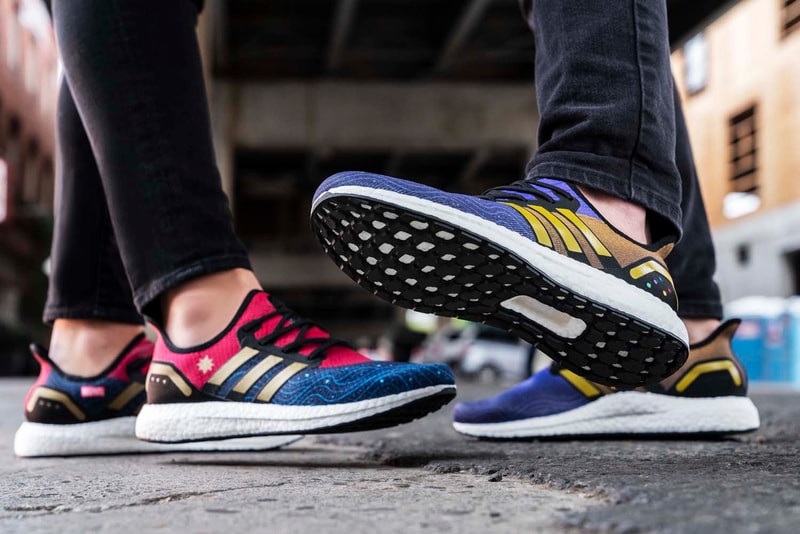 Captain Marvel & Thanos adidas AM4 for Footlocker