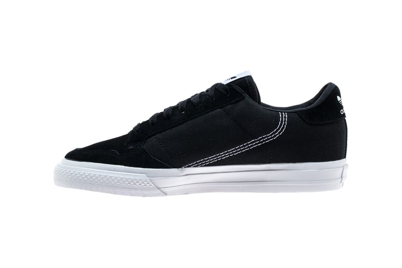 adidas Continental 80 Vulc Vulcanised Sneaker Skateboarding Sole Unit Spring Summer 2019 SS19 Black Navy White Casuals Suede Gum Release Information Drop Date 