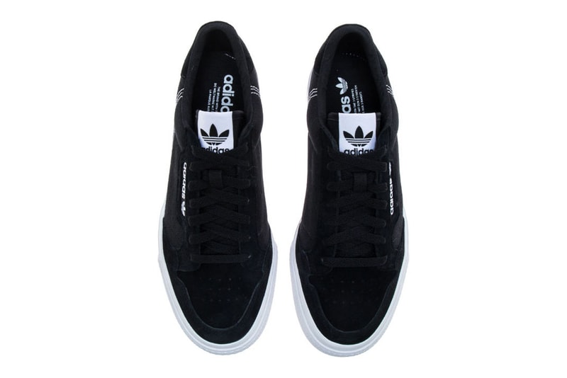 adidas Continental 80 Vulc Vulcanised Sneaker Skateboarding Sole Unit Spring Summer 2019 SS19 Black Navy White Casuals Suede Gum Release Information Drop Date 
