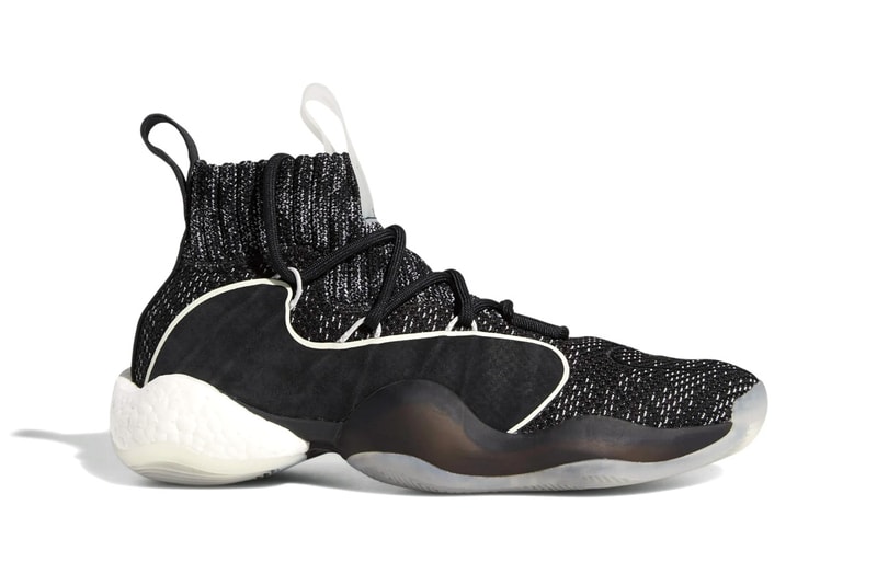 adidas crazy byw x core black grey one cloud white colorway sneaker release 