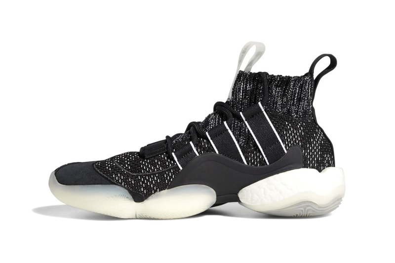 adidas crazy byw x core black grey one cloud white colorway sneaker release 