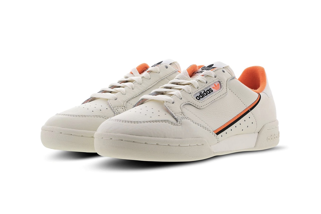 adidas Originals Continental 80 Beige Orange Black Footlocker EU Exclusive Leather Vintage OG Sneaker Release Information Drop Date Footwear SS19 Spring Summer 2019