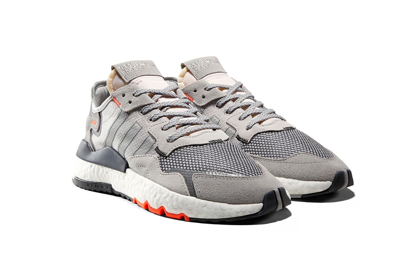 adidas Originals Nite Jogger Spring Summer 2019 SS19 Colorways New Colors Nylon Ripstop Suede Hi Vis Orange Clear Blue Teal Sea Green Grey White Release Information Price Details Drop Date