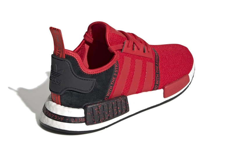 adidas Originals NMD R1 "Speckle Pack" Boost Soft Mesh Suede Printed Sole Unit Runner White Red Black SS19 Spring Summer 2019 Footwear Releaser Sneaker Drop Date Information How To Buy Where To Cop