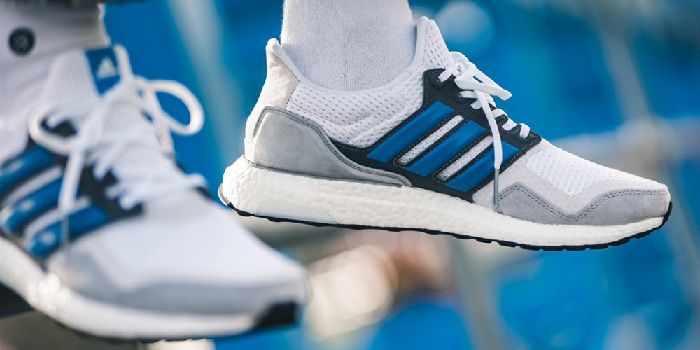 Adidas ultra boost s&l white blue Clearance
