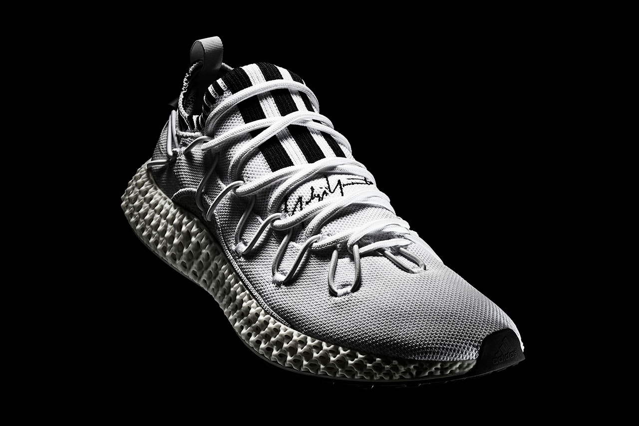 adidas Y-3 RUNNER 4D II Technology Continental Sole Sneaker Release Information Drop Date Bone White Midsole White Knit Upper Yohji Yamamoto 3 Stripes