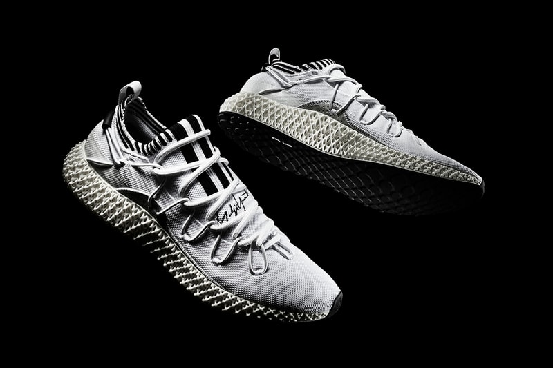 adidas Y-3 RUNNER 4D II Technology Continental Sole Sneaker Release Information Drop Date Bone White Midsole White Knit Upper Yohji Yamamoto 3 Stripes