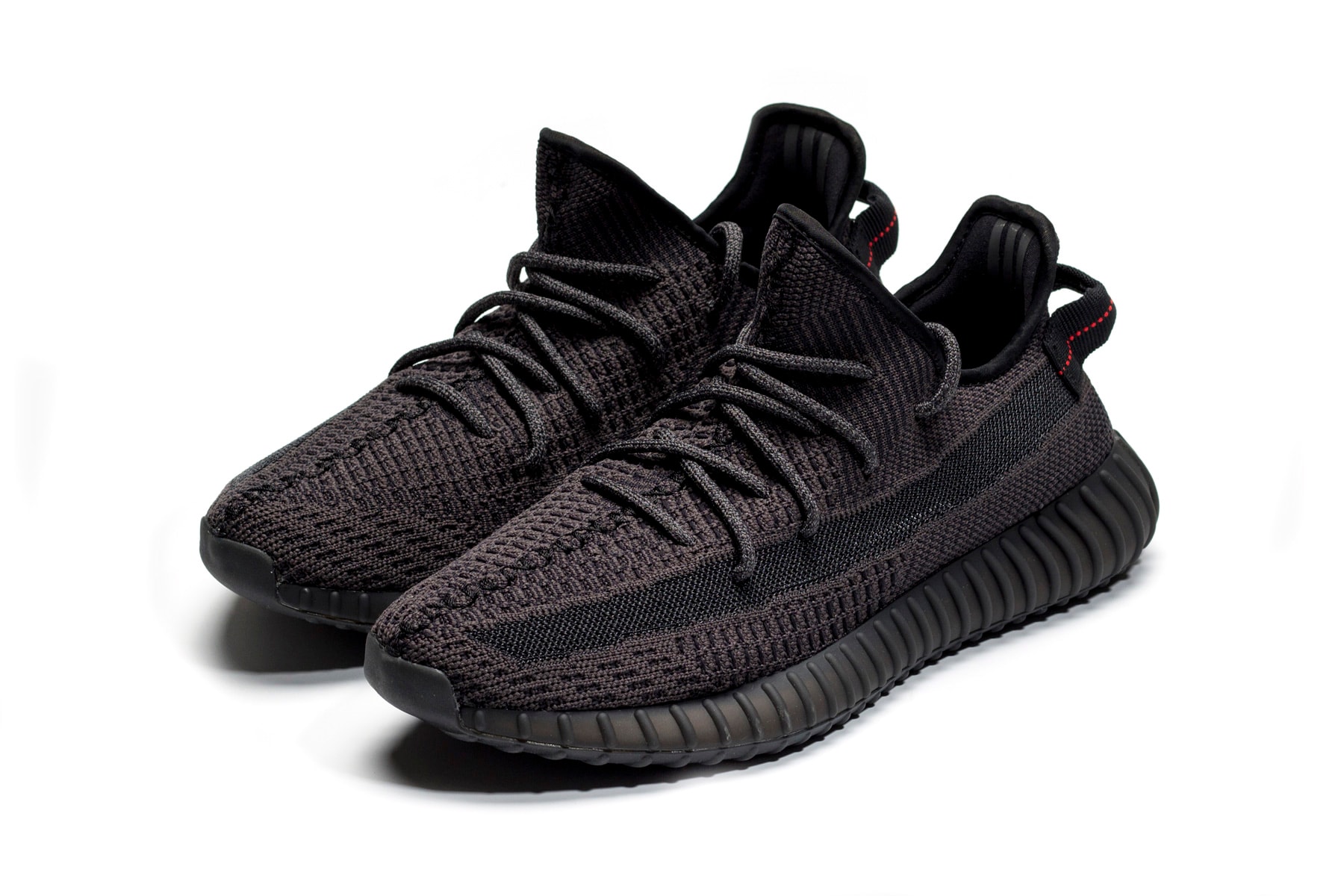 All-Black adidas YEEZY Boost 350 V2 First Look kanye west three stripes release date june