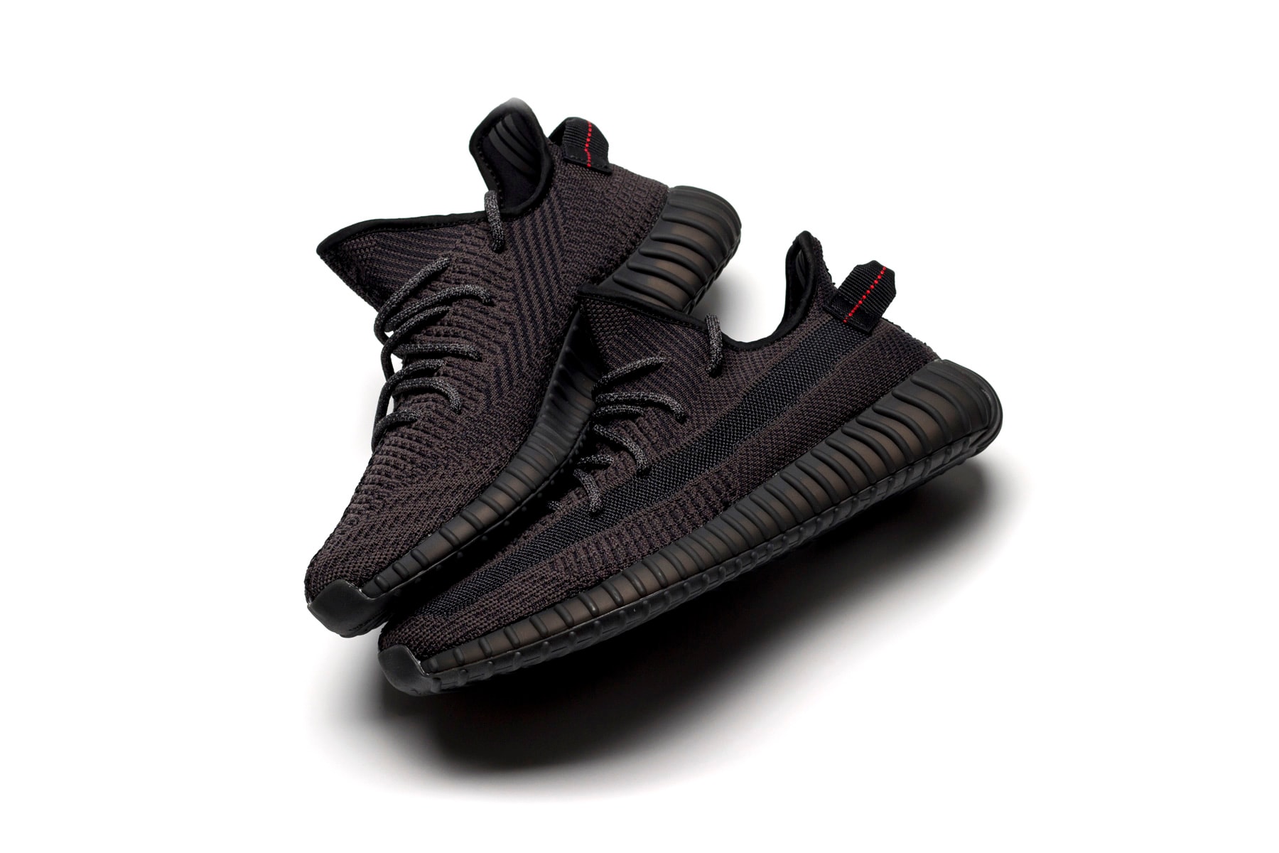 All-Black adidas YEEZY Boost 350 V2 First Look kanye west three stripes release date june