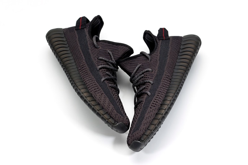 All-Black adidas YEEZY Boost 350 V2 First Look kanye west three stripes release date june