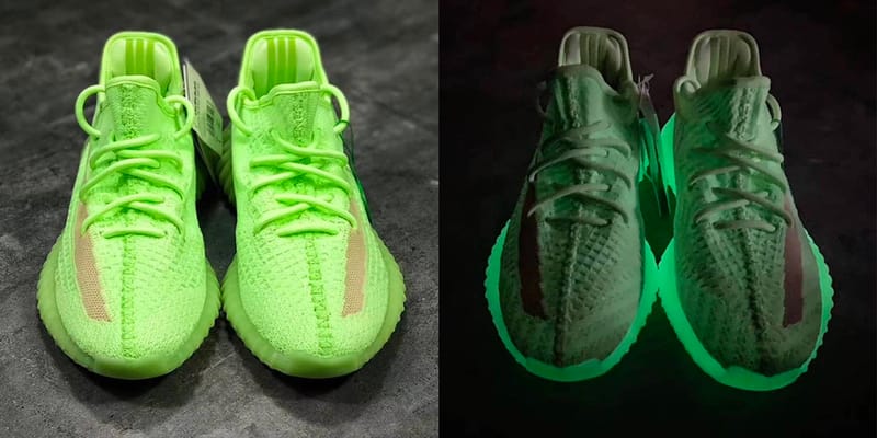 highlighter green yeezy