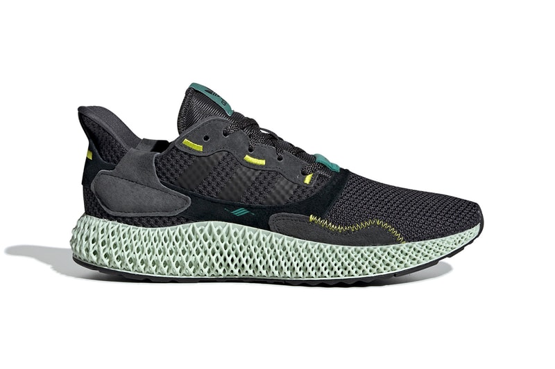 adidas Performance ZX 4000 4D Carbon Semi Solar Yellow Release Date Drop Information How To Cop Where To Buy Sneakersnstuff Footpatrol End Technology Shoe Footwear Sneaker Runner Retro Inspired 2019 April 