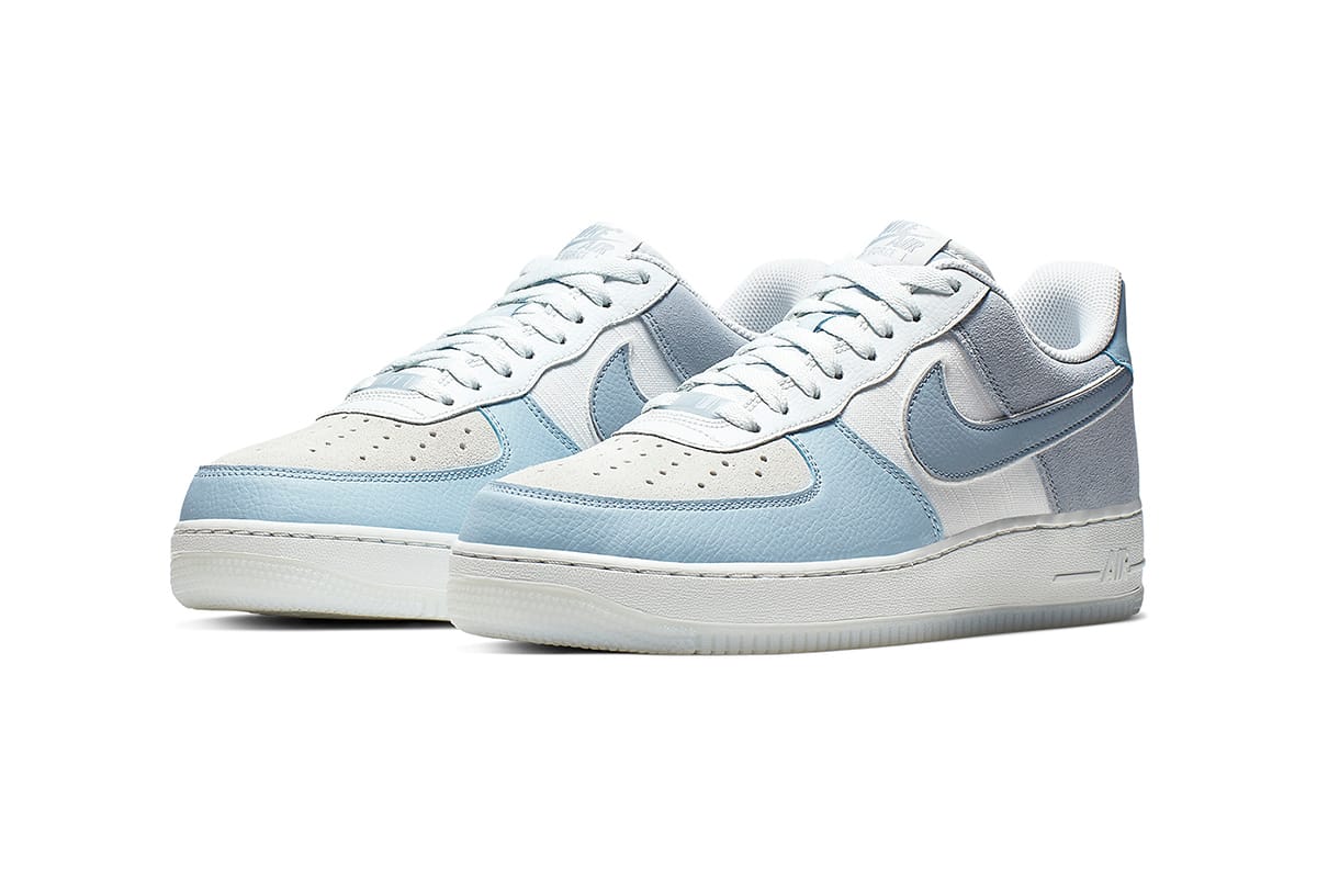 baby blue suede nike air force 1