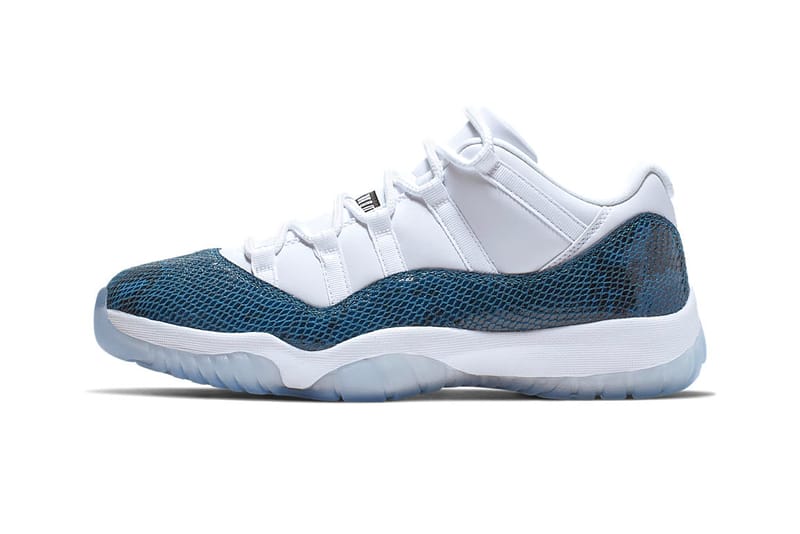 jordan 11 low snakeskin red