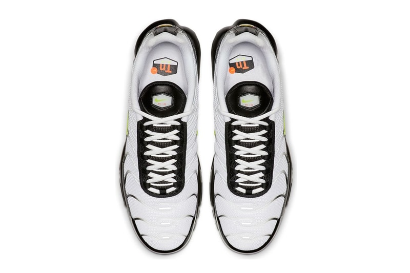 Nike Also The Air Max Plus "Volt/Bright Crimson/Black" Colorway Palm Trees Streetwear Fashion Footwear Sneakers Nike TN For Sale Purchase Information 