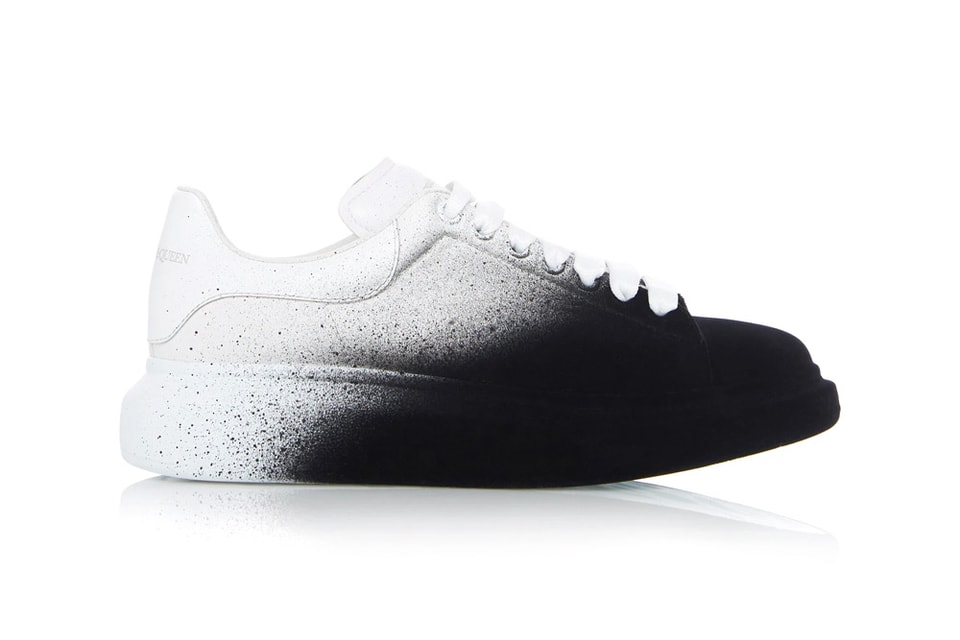 Alexander Mcqueen Oversized Sneakers Black White Hypebeast