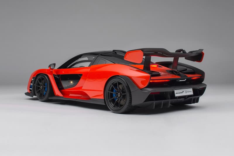 Amalgam McLaren Senna 1:8 Model Release Info car motorsport racing speed