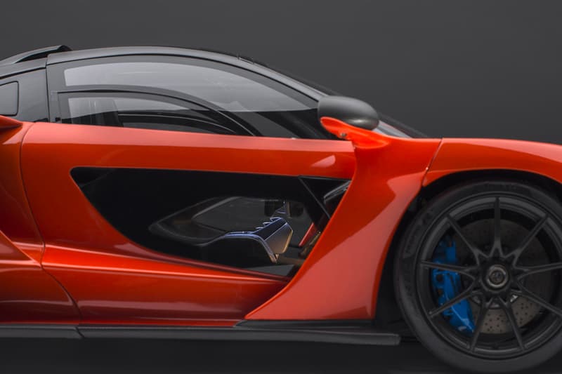 Amalgam McLaren Senna 1:8 Model Release Info car motorsport racing speed 