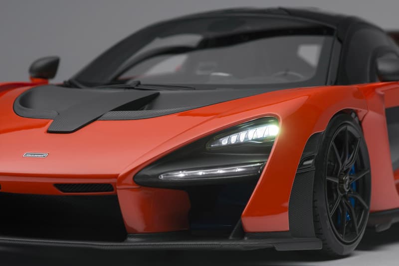 Amalgam McLaren Senna 1:8 Model Release Info car motorsport racing speed