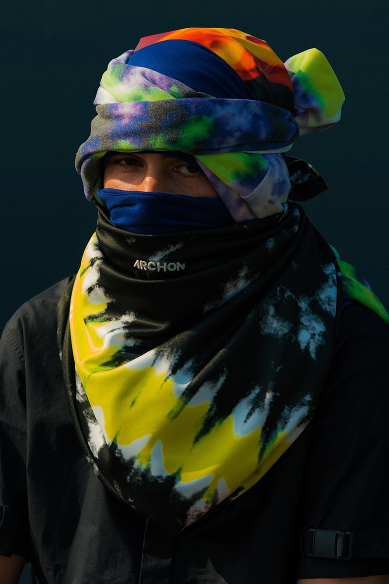 ARCHON Spring Summer 2019 SS19 Collection Lookbook Drop Release Information Alexander Bortz Pop Up Store Editorial Japan The Advent of a New Age Hoodies Tie Dye Sweatpants 