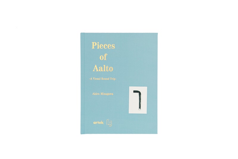 Artek FIN/JPN Friendship Collection Milan Design Week 2019 home interior goods accessories furniture stool book Jo Nagasaka ColoRing COMPANY Secrets of Finland Kirsikankukka pattern Pieces of Aalto Akira Minagawa Koichi Futatsumata Kiulu Bench Stool 60, Bench 153B and Tea Trolley 901