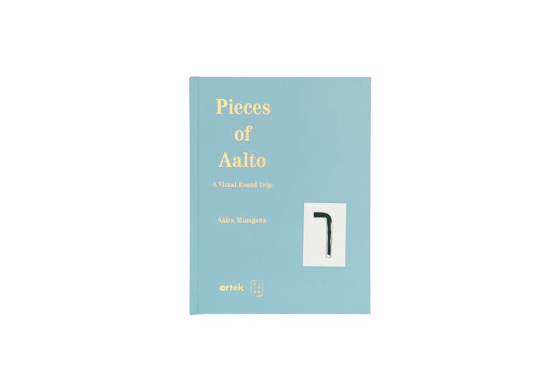 Artek FIN/JPN Friendship Collection Milan Design Week 2019 home interior goods accessories furniture stool book Jo Nagasaka ColoRing COMPANY Secrets of Finland Kirsikankukka pattern Pieces of Aalto Akira Minagawa Koichi Futatsumata Kiulu Bench Stool 60, Bench 153B and Tea Trolley 901