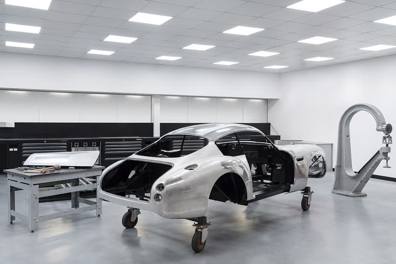 Aston Martin DB4 GT Zagato Continuation Body Rework Completed 100 Year Anniversary Heritage Division Newport Pagnell David Brown DBS GT Zagato Sales Selling Tadek Marek Twin Spark Straight Six Engine 380 BHP limited-slip differential 8000000 Eight Million USD