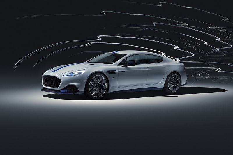 Aston Martin Rapide E Electric Supercar Four Door Saloon 2019 Redesign Engine Power Tesla Competitor Two e-motors 65kWh 700 lb-ft torque 604bhp 200 mile range