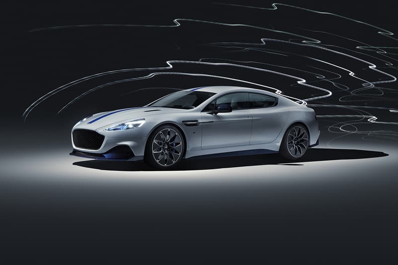 Aston Martin Rapide E Electric Supercar Four Door Saloon 2019 Redesign Engine Power Tesla Competitor Two e-motors 65kWh 700 lb-ft torque 604bhp 200 mile range