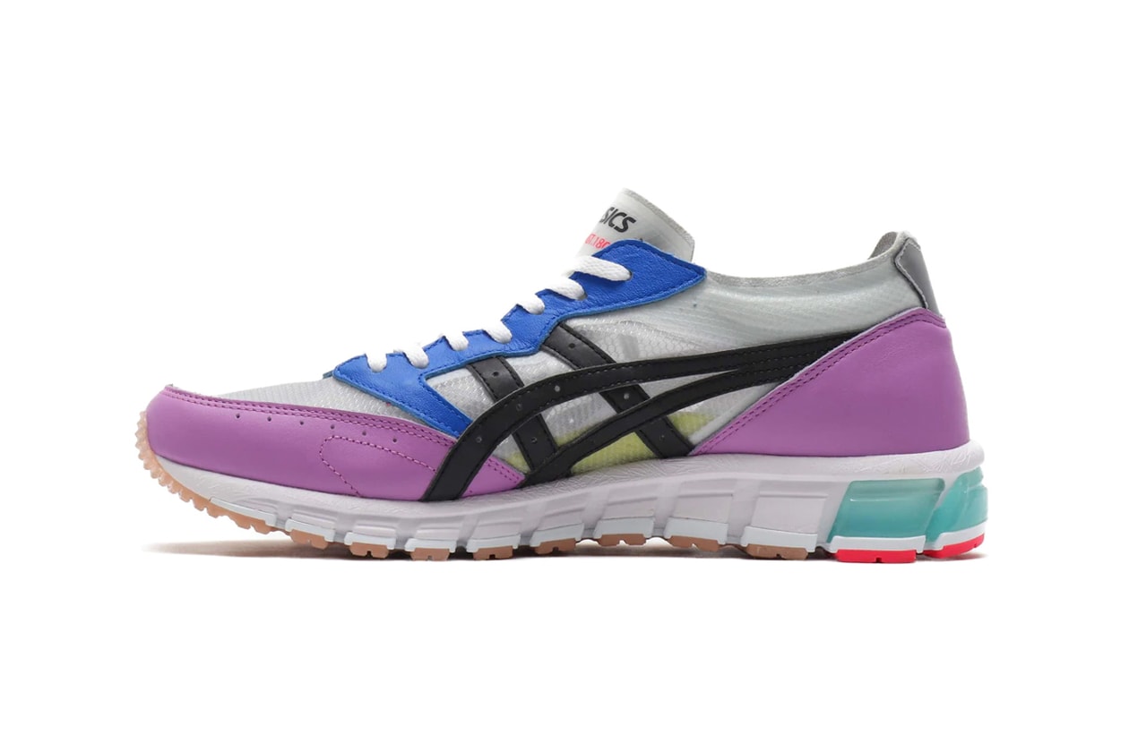 atmos asics gel inst 180 nexki orange purple white silver colorway release 