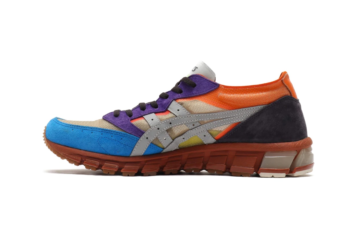 atmos asics gel inst 180 nexki orange purple white silver colorway release 