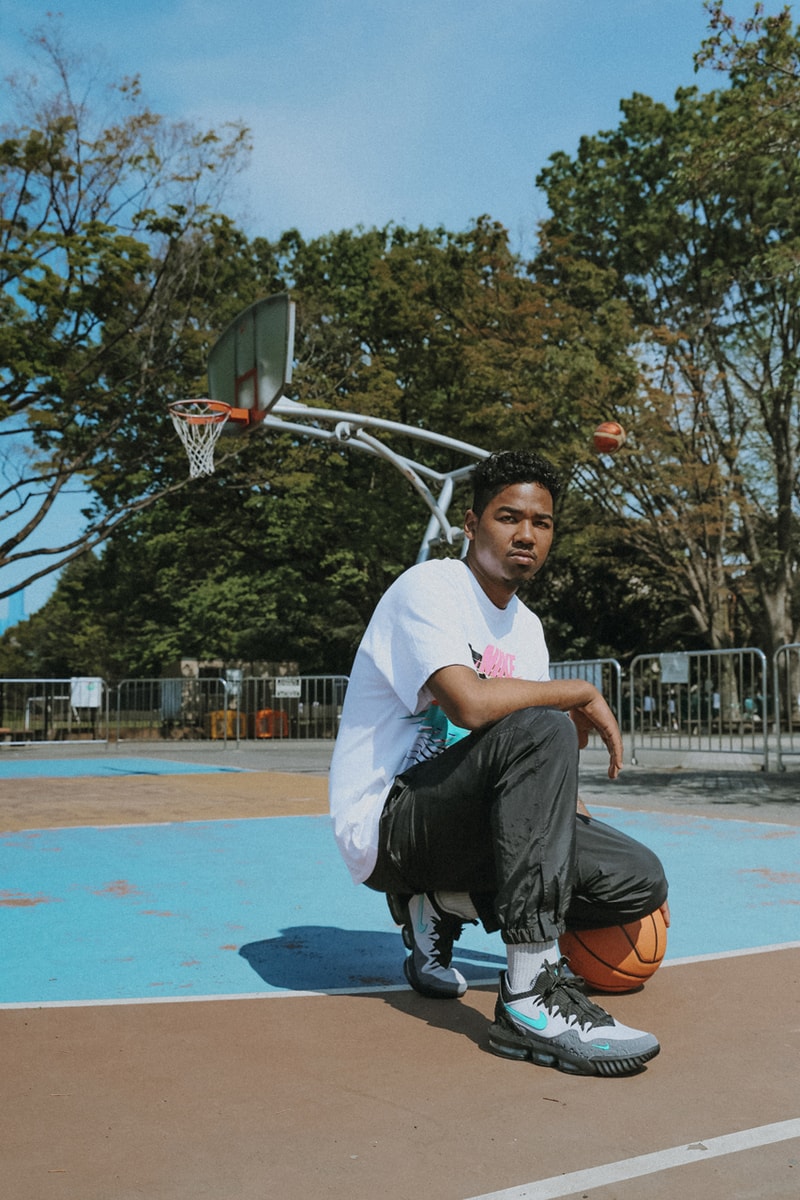 atmos x Nike Lebron 16 Low "Clear Jade" Release collaboration exclusive lookbook bag NK HERITAGE SMIT bag colorway april 27 2019 price