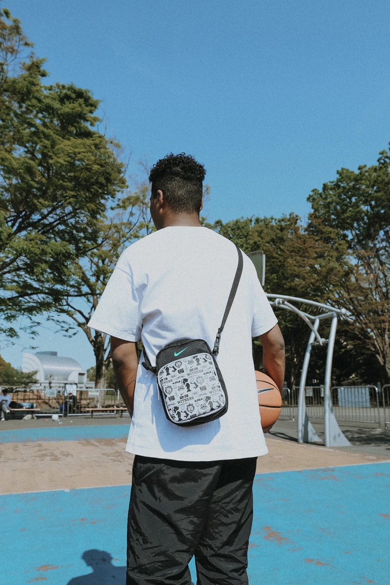 atmos x Nike Lebron 16 Low "Clear Jade" Release collaboration exclusive lookbook bag NK HERITAGE SMIT bag colorway april 27 2019 price
