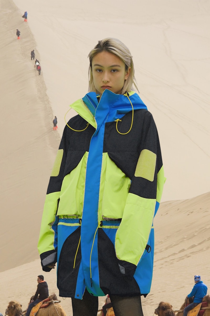 BAL Drops Post-War Avant-Garde Inspired Fall/Winter 2019 Lookbook Fashion Japanese Streetwear Jose Parla Nylon Metal Technology Moisture-Permeable Three-Layer Fabric Polyester Material Bonded Fleece Material With Enhanced Wind Resistance.