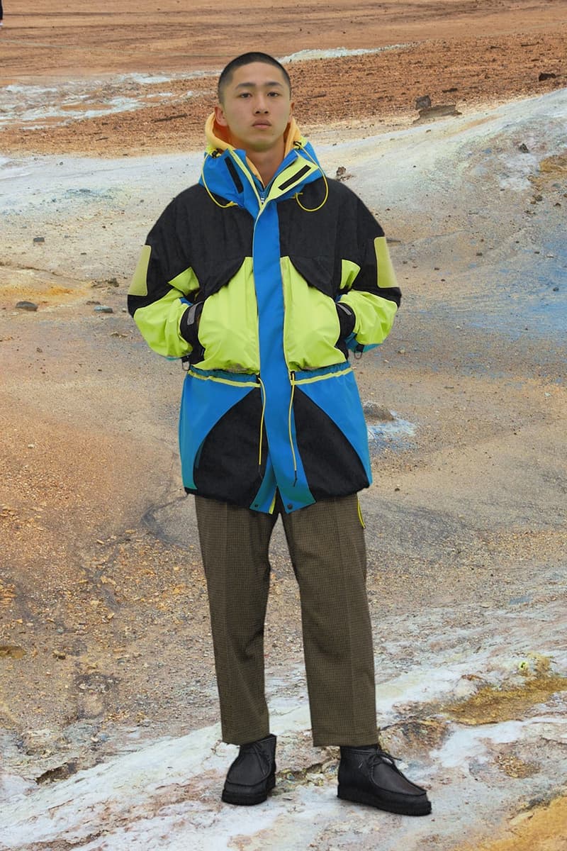 BAL Drops Post-War Avant-Garde Inspired Fall/Winter 2019 Lookbook Fashion Japanese Streetwear Jose Parla Nylon Metal Technology Moisture-Permeable Three-Layer Fabric Polyester Material Bonded Fleece Material With Enhanced Wind Resistance.