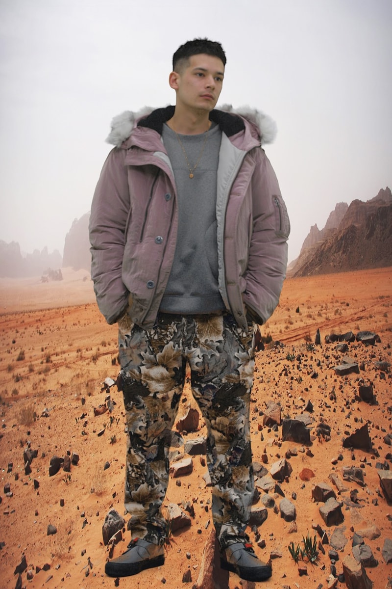 BAL Drops Post-War Avant-Garde Inspired Fall/Winter 2019 Lookbook Fashion Japanese Streetwear Jose Parla Nylon Metal Technology Moisture-Permeable Three-Layer Fabric Polyester Material Bonded Fleece Material With Enhanced Wind Resistance.