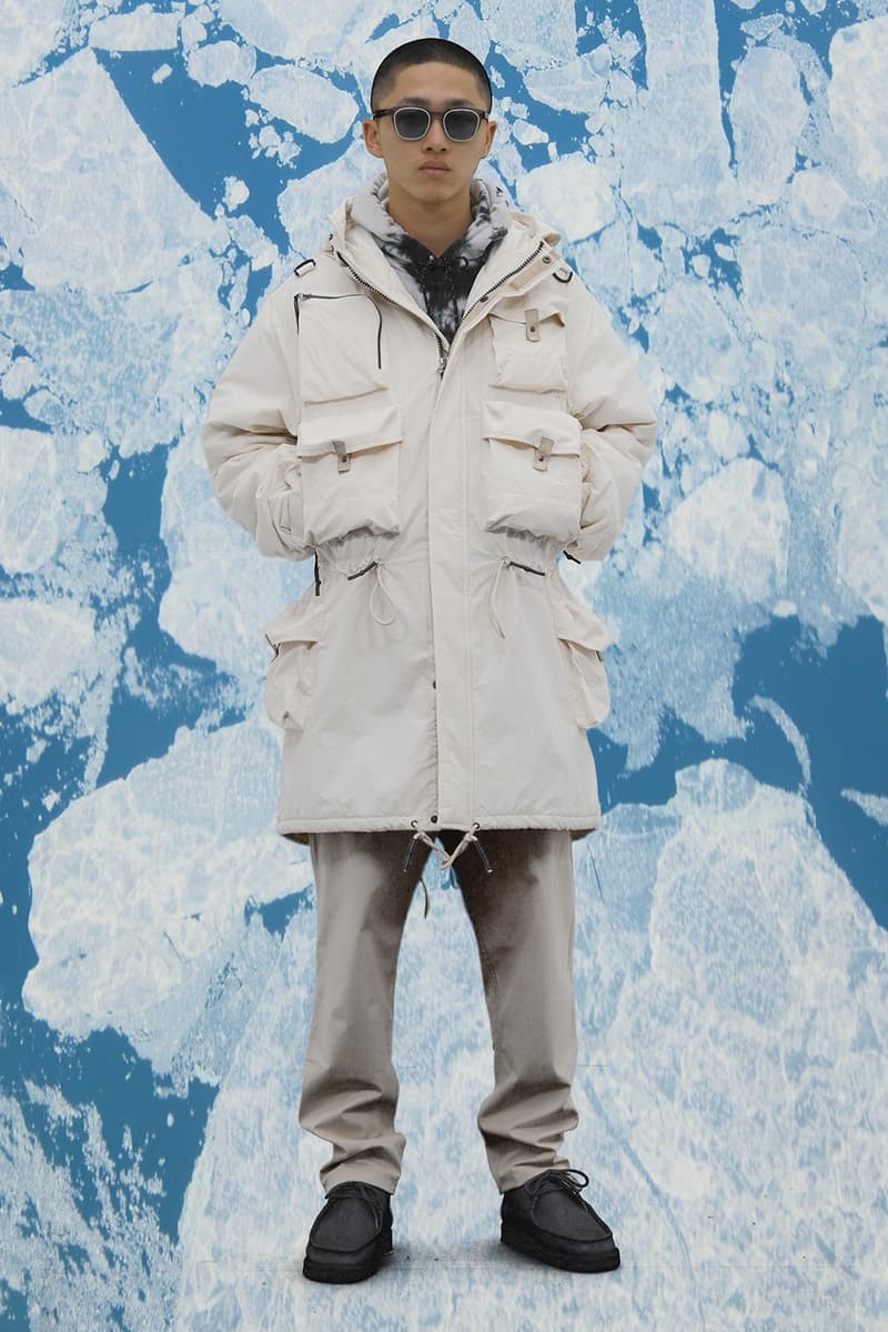 BAL Drops Post-War Avant-Garde Inspired Fall/Winter 2019 Lookbook Fashion Japanese Streetwear Jose Parla Nylon Metal Technology Moisture-Permeable Three-Layer Fabric Polyester Material Bonded Fleece Material With Enhanced Wind Resistance.