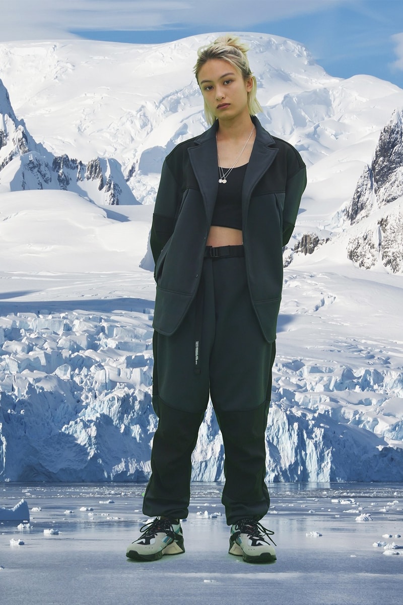 BAL Drops Post-War Avant-Garde Inspired Fall/Winter 2019 Lookbook Fashion Japanese Streetwear Jose Parla Nylon Metal Technology Moisture-Permeable Three-Layer Fabric Polyester Material Bonded Fleece Material With Enhanced Wind Resistance.