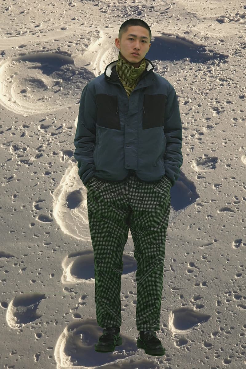 BAL Drops Post-War Avant-Garde Inspired Fall/Winter 2019 Lookbook Fashion Japanese Streetwear Jose Parla Nylon Metal Technology Moisture-Permeable Three-Layer Fabric Polyester Material Bonded Fleece Material With Enhanced Wind Resistance.