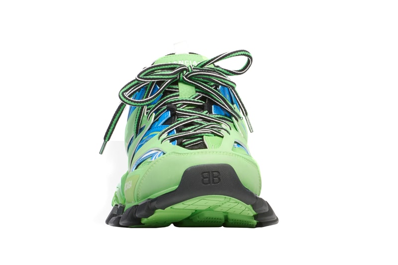 balenciaga track trainer green blue release spring summer 2019 