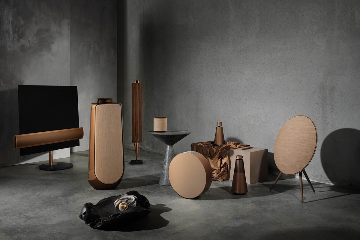 Bang & Olufsen Bronze Collection Release Beoplay beosound milan design tech music audio equipment luxury hi-fi 