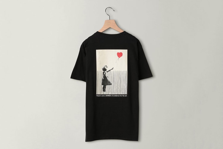 BEAUTY & YOUTH Drops Limited T-Shirt Spotlighting Banksy's Shredded 'Girl With Balloon'