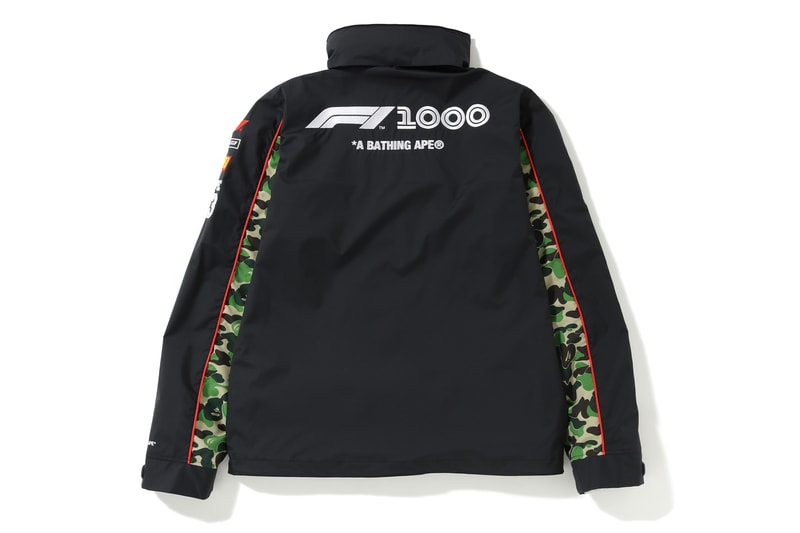 BAPE x F1 Jacket and Helmet Giveaway 1st camo formula 1 racing japan a bathing ape